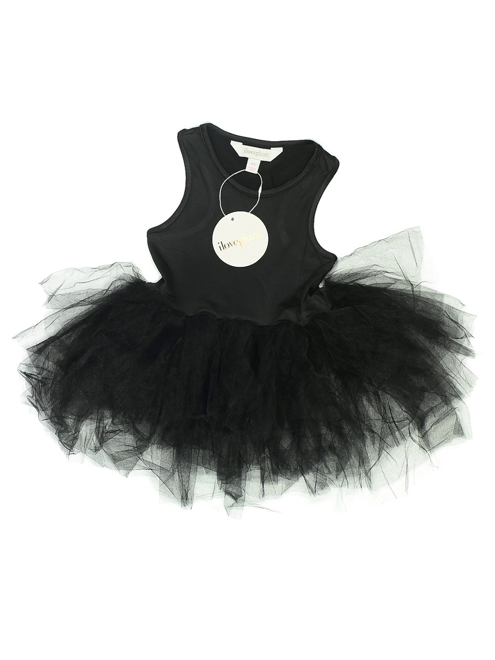 NEW Iloveplum Black Tulle Tutu Dress for Girls